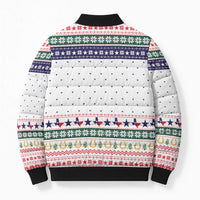 Merry Christmas Yall Texas Bomber Puffer Jacket Xmas Holiday Patterns - Wonder Print Shop