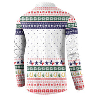Merry Christmas Yall Texas Button Sweatshirt Xmas Holiday Patterns - Wonder Print Shop