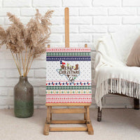 Merry Christmas Yall Texas Canvas Wall Art Xmas Holiday Patterns - Wonder Print Shop