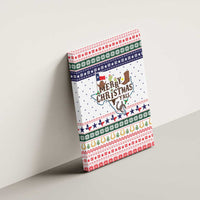 Merry Christmas Yall Texas Canvas Wall Art Xmas Holiday Patterns - Wonder Print Shop