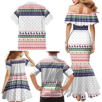 Merry Christmas Yall Texas Family Matching Mermaid Dress and Hawaiian Shirt Xmas Holiday Patterns - Wonder Print Shop