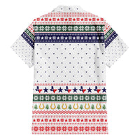 Merry Christmas Yall Texas Family Matching Off The Shoulder Long Sleeve Dress and Hawaiian Shirt Xmas Holiday Patterns - Wonder Print Shop