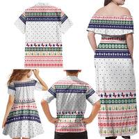 Merry Christmas Yall Texas Family Matching Off Shoulder Maxi Dress and Hawaiian Shirt Xmas Holiday Patterns - Wonder Print Shop