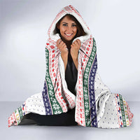 Merry Christmas Yall Texas Hooded Blanket Xmas Holiday Patterns - Wonder Print Shop