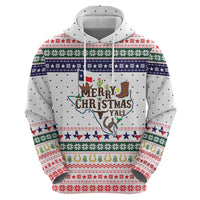 Merry Christmas Yall Texas Hoodie Xmas Holiday Patterns - Wonder Print Shop
