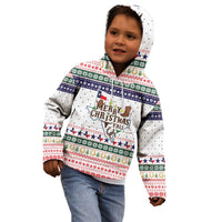 Merry Christmas Yall Texas Kid Hoodie Xmas Holiday Patterns - Wonder Print Shop