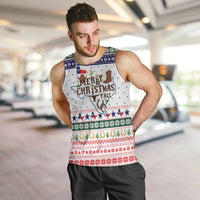 Merry Christmas Yall Texas Men Tank Top Xmas Holiday Patterns - Wonder Print Shop