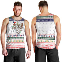 Merry Christmas Yall Texas Men Tank Top Xmas Holiday Patterns - Wonder Print Shop