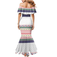 Merry Christmas Yall Texas Mermaid Dress Xmas Holiday Patterns - Wonder Print Shop