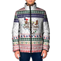 Merry Christmas Yall Texas Padded Jacket Xmas Holiday Patterns - Wonder Print Shop