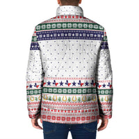 Merry Christmas Yall Texas Padded Jacket Xmas Holiday Patterns - Wonder Print Shop