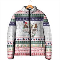Merry Christmas Yall Texas Padded Jacket Xmas Holiday Patterns - Wonder Print Shop