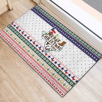 Merry Christmas Yall Texas Rubber Doormat Xmas Holiday Patterns - Wonder Print Shop