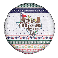 Merry Christmas Yall Texas Spare Tire Cover Xmas Holiday Patterns - Wonder Print Shop