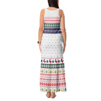 Merry Christmas Yall Texas Tank Maxi Dress Xmas Holiday Patterns - Wonder Print Shop