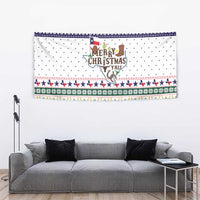 Merry Christmas Yall Texas Tapestry Xmas Holiday Patterns - Wonder Print Shop