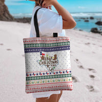 Merry Christmas Yall Texas Tote Bag Xmas Holiday Patterns - Wonder Print Shop