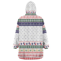 Merry Christmas Yall Texas Wearable Blanket Hoodie Xmas Holiday Patterns - Wonder Print Shop