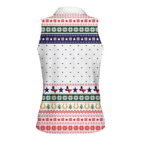 Merry Christmas Yall Texas Women Sleeveless Polo Shirt Xmas Holiday Patterns - Wonder Print Shop