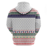 Merry Christmas Yall Texas Zip Hoodie Xmas Holiday Patterns - Wonder Print Shop