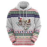 Merry Christmas Yall Texas Zip Hoodie Xmas Holiday Patterns - Wonder Print Shop