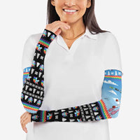 Unicorn Pew Pew Christmas Arm Sleeves Xmas Holiday Patterns - Wonder Print Shop