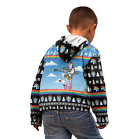 Unicorn Pew Pew Christmas Kid Hoodie Xmas Holiday Patterns - Wonder Print Shop