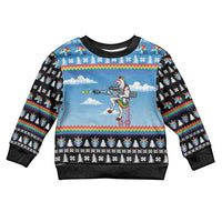 Unicorn Pew Pew Christmas Kid Ugly Christmas Sweater Xmas Holiday Patterns - Wonder Print Shop