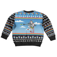 Unicorn Pew Pew Christmas Kid Ugly Christmas Sweater Xmas Holiday Patterns - Wonder Print Shop