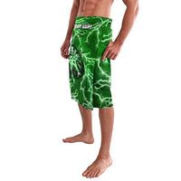 Personalized Darts Lightning Green Storm Lavalava with Electric Energy Pattern and Dartboard Graphics - Wonder Print Shop