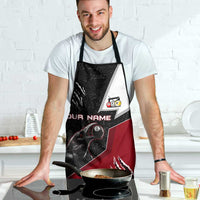 Personalized Raven Billiards Apron with Dark Cemetery Scene and Red Eye Crow Artwork - Wonder Print Shop