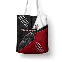 Personalized Raven Billiards Tote Bag with Dark Cemetery Scene and Red Eye Crow Artwork - Wonder Print Shop