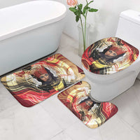 Amunet Bathroom Set with Egyptian Queen Portrait Ancient Mythology