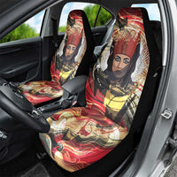Amunet Car Seat Cover with Egyptian Queen Portrait Ancient Mythology
