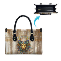 Hathor Leather Bag with Sacred Cow Head Egyptian Fertility Symbolism