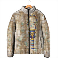Hathor Padded Jacket with Sacred Cow Head Egyptian Fertility Symbolism