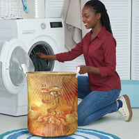 Ra Egyptian Laundry Basket Sun God Eye of Ra Fiery Wings Eternal Source Golden Light