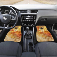 Ra Egyptian Car Mats Sun God Eye of Ra Fiery Wings Eternal Source Golden Light