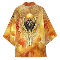 Ra Egyptian Kimono Sun God Eye of Ra Fiery Wings Eternal Source Golden Light
