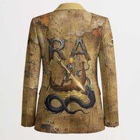 Ra Egyptian Blazer Sun God Solar Disk Serpent Slayer Ancient Egyptian Boat of the Underworld