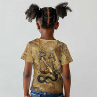 Ra Egyptian Kid T shirt Sun God Solar Disk Serpent Slayer Ancient Egyptian Boat of the Underworld