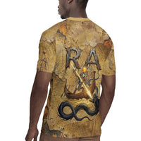 Ra Egyptian Rugby Jersey Sun God Solar Disk Serpent Slayer Ancient Egyptian Boat of the Underworld