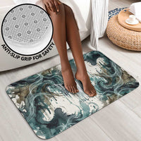 Anuket Egyptian Bathroom Set Goddess of the Nile Flowing Water Gazelle Spirit The Embracer