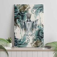 Anuket Egyptian Canvas Wall Art Goddess of the Nile Flowing Water Gazelle Spirit The Embracer