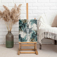 Anuket Egyptian Canvas Wall Art Goddess of the Nile Flowing Water Gazelle Spirit The Embracer