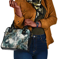 Anuket Egyptian Shoulder Handbag Goddess of the Nile Flowing Water Gazelle Spirit The Embracer