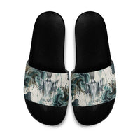 Anuket Egyptian Slide Sandals Goddess of the Nile Flowing Water Gazelle Spirit The Embracer
