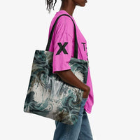 Anuket Egyptian Tote Bag Goddess of the Nile Flowing Water Gazelle Spirit The Embracer