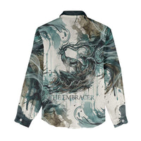 Anuket Egyptian Women Casual Shirt Goddess of the Nile Flowing Water Gazelle Spirit The Embracer