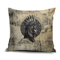 Anuket Pillow Cover Egyptian Queen of the Cataracts Ankh Symbol